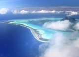 Aerial view on Bora Bora